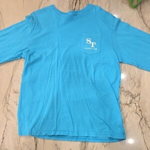 Southern Tide Teal Crew Neck Shirt